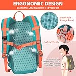 10L Kids Hiking Backpack, Small Waterproof Travel Daypack for Camping, Lightweight Pack for Boys or Girls Ages 4-12 (Green) - Image 5