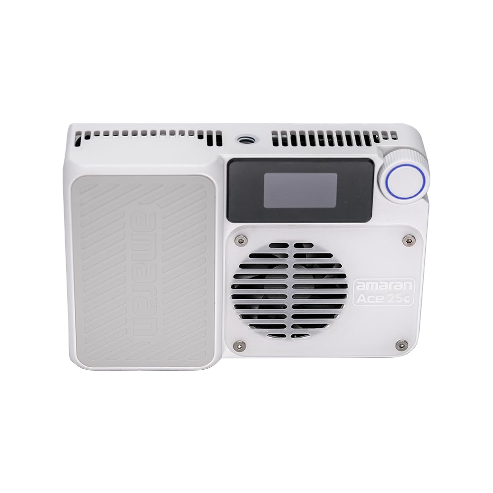 Amaran Ace 25c On-Camera Video Light – 25W CCT & RGB, Rechargeable, App Control, PD Fast Charging For Creators