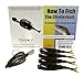 Harmony Fishing Company Chatterbait Kit - Z-Man 3/8oz Chatterbait + Z-Man Razor ShadZ + How to Fish The Chatterbait Guide (Green Pumpkin)