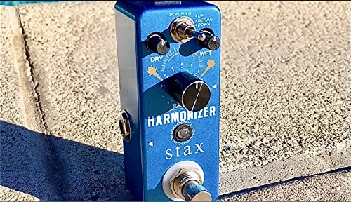 Image of Stax Guitar Harmonizer Pedal Digital Effect Pedal Harmony Pitch Shifter Detune For Electric Guitar Bass Mini Size True Bypass
