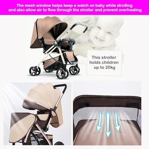 Image of SAFE-O-KID BABY FULL CANOPY STROLLER