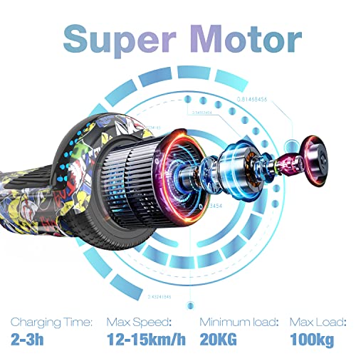 Hoverkart RCB Hoverboard Set mit 6,5 Zoll Hoverboards für Kinder