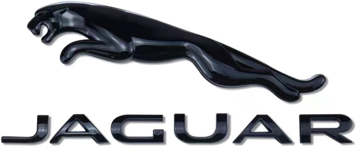 Rear Emblem Trunk Emblem Rear Letter Sticker Fender Decal for XE XF XJ F-Type F-PACE Accessories (Trunk - Silver)