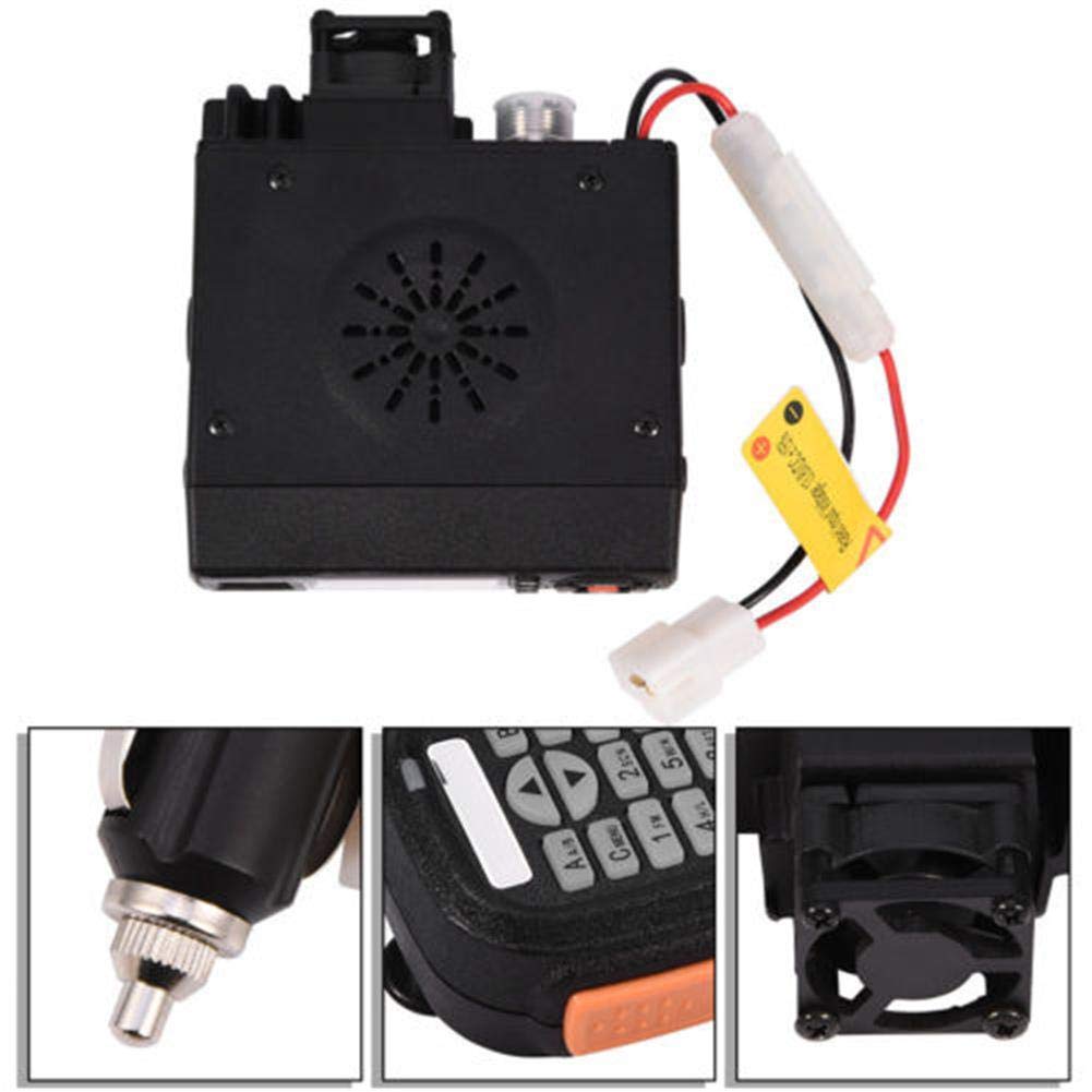 218 VHF/UHF Dual Banda Coche móvil Interphone del Coche Vehículo Transceptor con Programable por PC Largo Alcance Pantalla LCD 200 Canales 136-174/400-470MHZ 25W