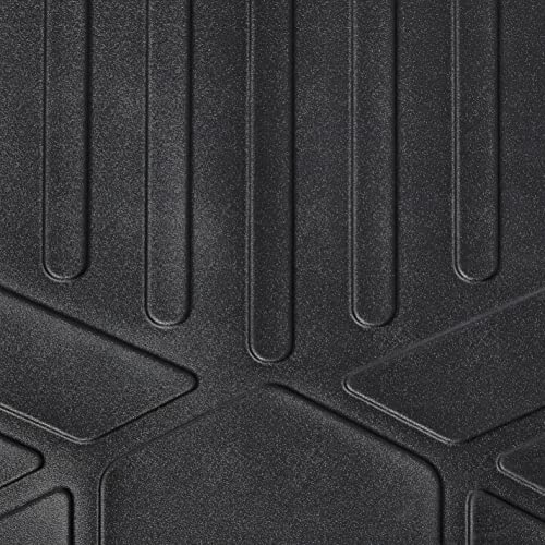 Smartliner All Weather Custom Fit Cargo Liner Trunk Mat Black Compatible With 2021-2023 Hyundai Santa Fe #TOP5