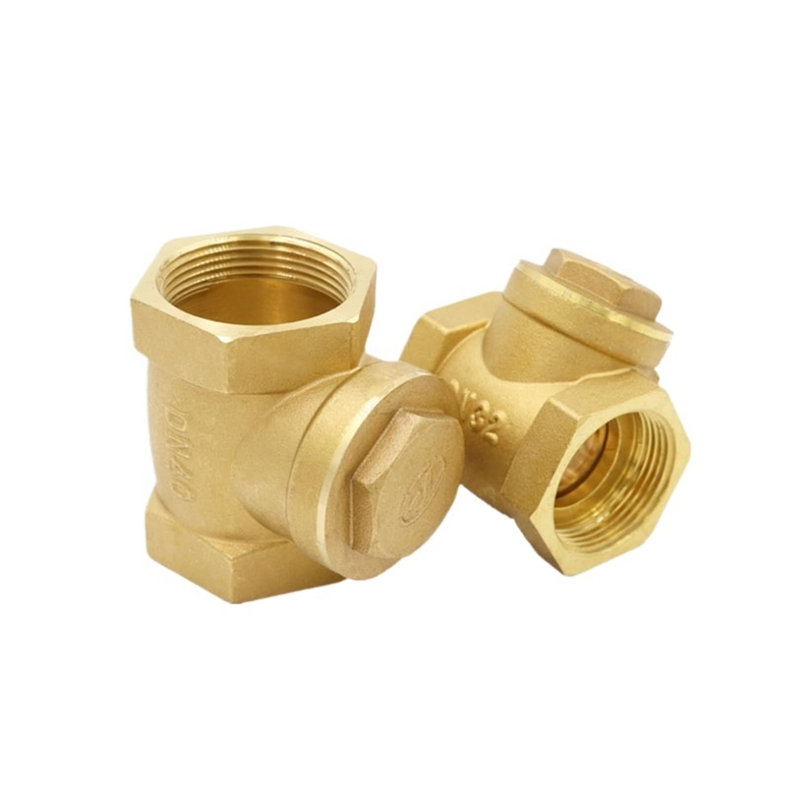 Dkgnyxnplj Dn40 Brass Swing Check Valve 1-Way Non-Return Valve