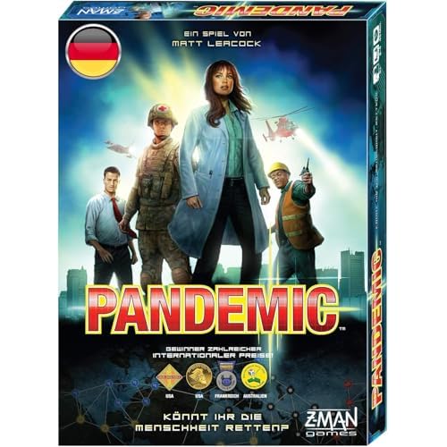 ZMan 691100 Pandemie Kooperatives Brettspiel, Single