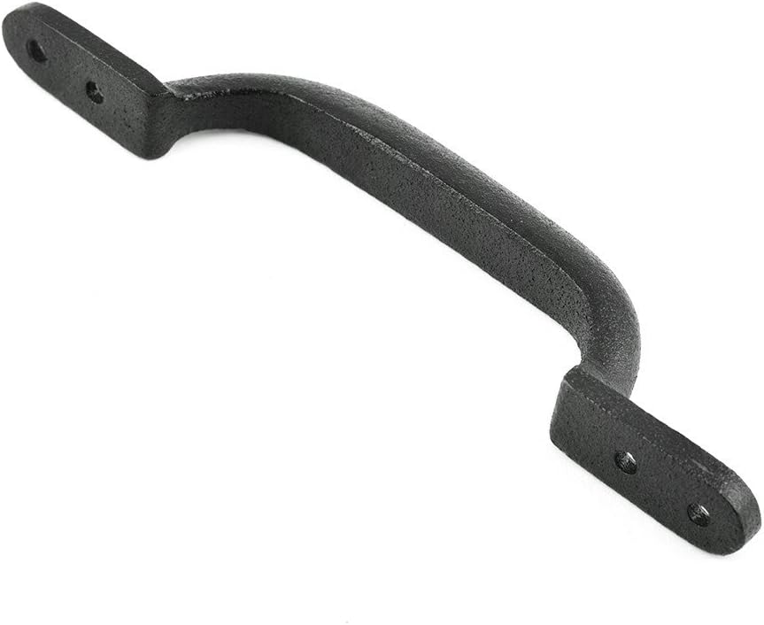 4 Door Pull Black Wrought Iron Pull 6" | Renovator's Supply