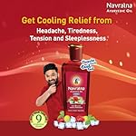 Navratna Ayurvedic Cool Oil | with 9 Active Herbal Ingredients | Relaxing Head Massage Oil | Quick Relief from Headache & Body Ache | 10.14 Fl Oz/270ml - Image 2