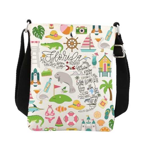 Sac à bandoulière Floride blanc résout le manque de place en voyage à la plage