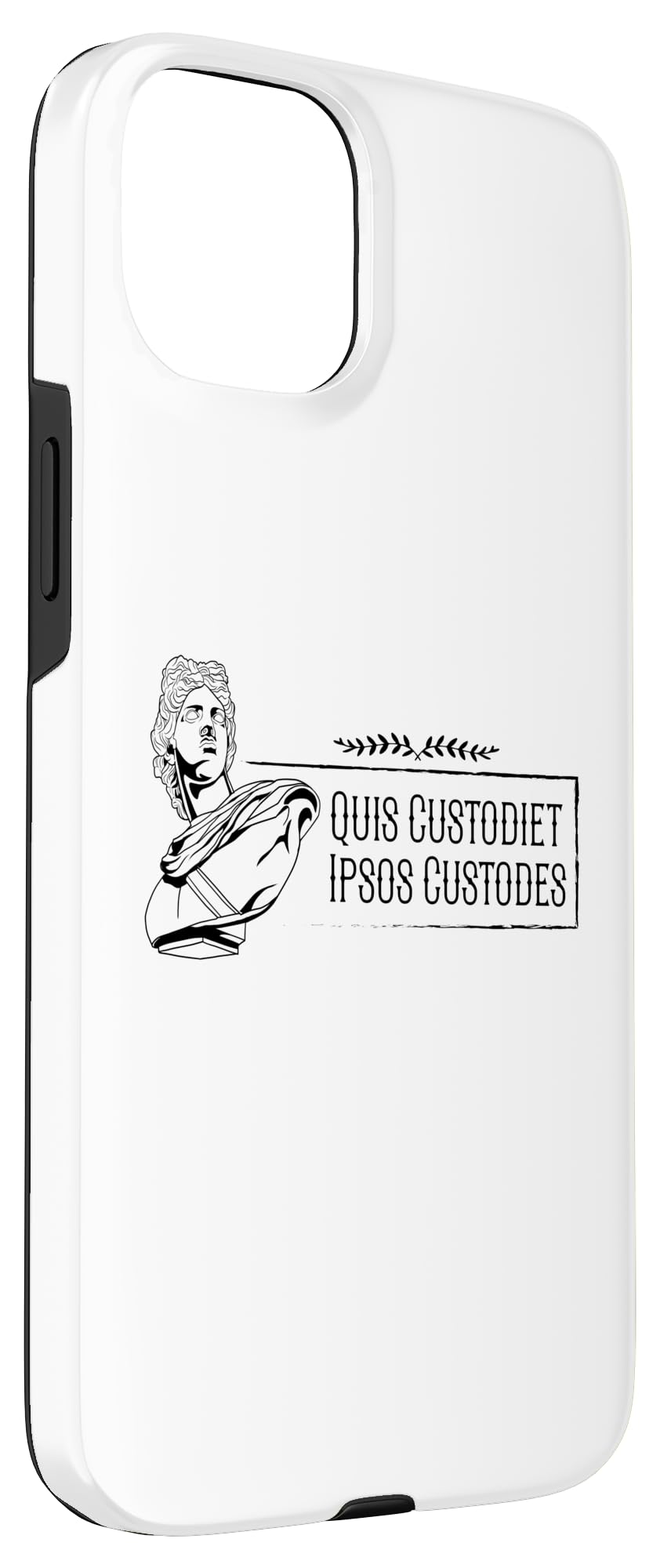 iPhone 15 Plus Latin saying - Quis custodiet ipsos custodes Case - Image 3