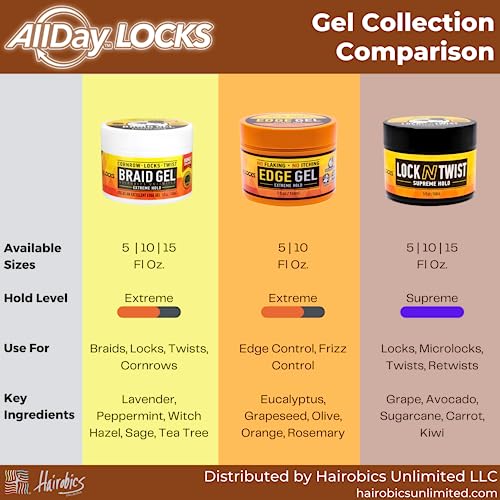 Allday Locks Edge Gel | Extreme Hold Edge Control Gel thumb #7