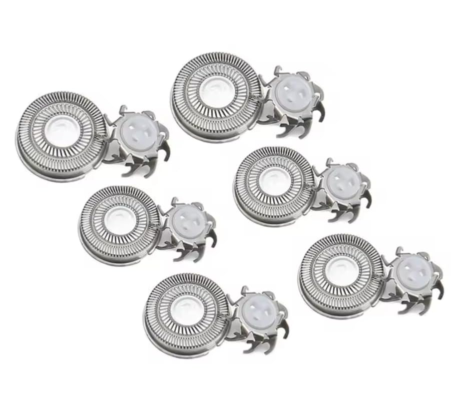 6 Pack | Repuesto Cabezales de Afeitar compatibles con Skull Shaver Pitbull Gold Pro, Pitbull Silver Pro, Pitbull Platinum Pro