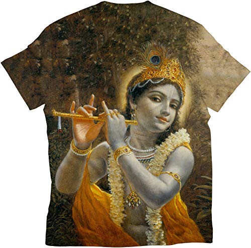 Image of STAND OUT All Over Printed Shiva, Krishna, Hanuman, Kali, Ram and Ravana, Ramayan, Bagavath Githa, Buddha Religious, Spiritual, Hindu Gods T-Shirts