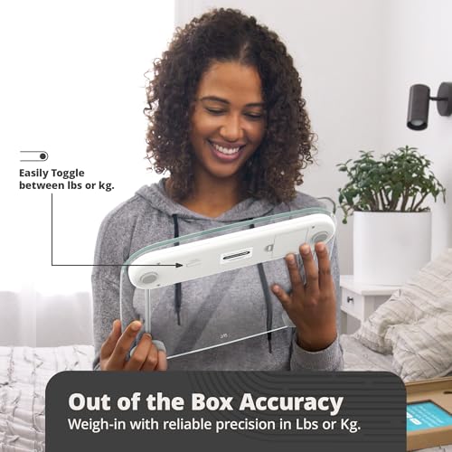 Image of Greater Goods AccuCheck Digital Bathroom Scale for Body Weight (Clear)