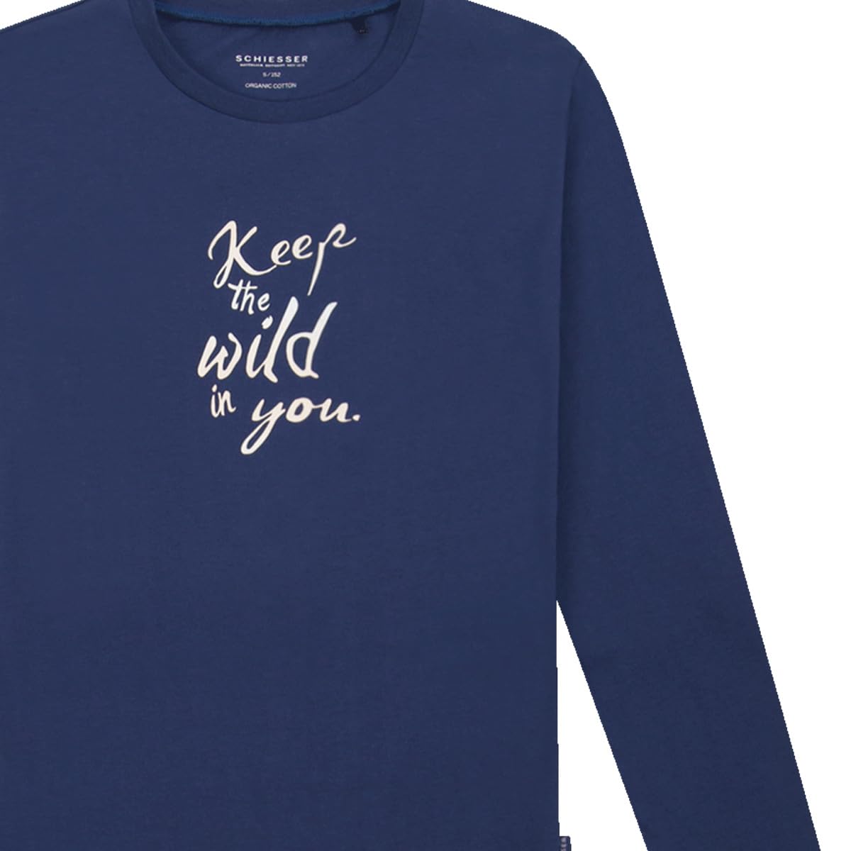 Schiesser Mädchen Schlafanzug Set Pyjama Lang - 100% Organic Bio Baumwolle - Größe 140 bis 176 Set di Pigiama Bambine e Ragazze (Pacco da 1)