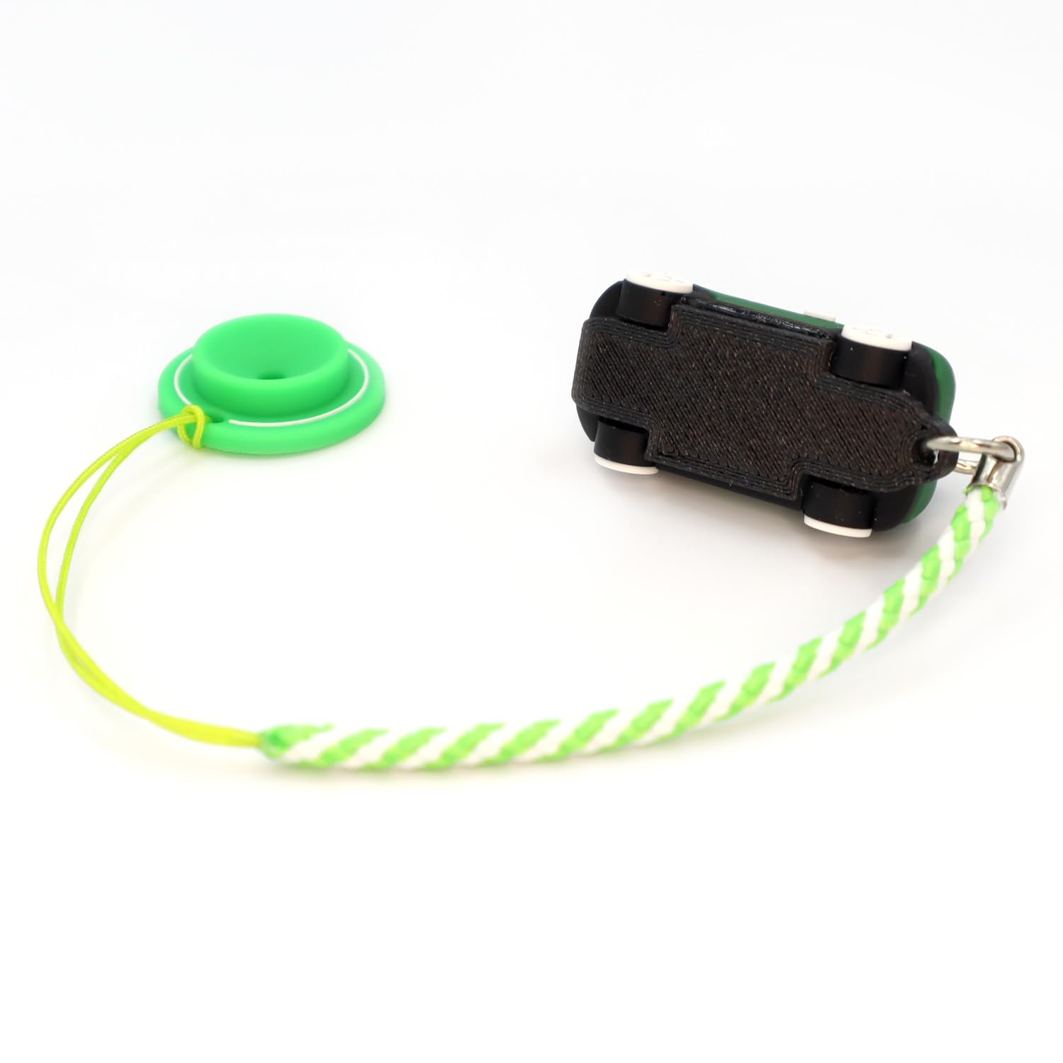 3D OM Golf Tees Hanger, Mini Silicone with Guide Ring, Stylish Cute Adorable(Green)