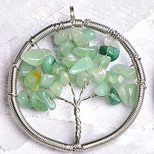 Pendentif Arbre de Vie en cristal de pierre naturelle pour vos bijoux minéraux