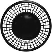 Vista 3 de Cesta redonda de comida rápida de 8 pulgadas, de plástico negro, juego de 12 - Freír comida rápida reutilizable servicio de alimentos Restaurante
