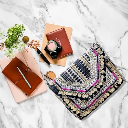 Image of Maresse Women Boho Bag Embroidered Crossbody Sling Bag For Women | Handmade