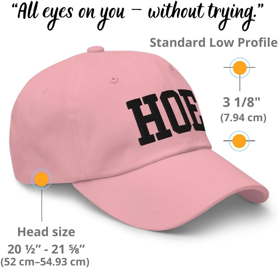 NX Hoe Embroidered Dad Hat Curved Bill Low Crown Relaxed Fit Adjustable Funny Cap Men Women