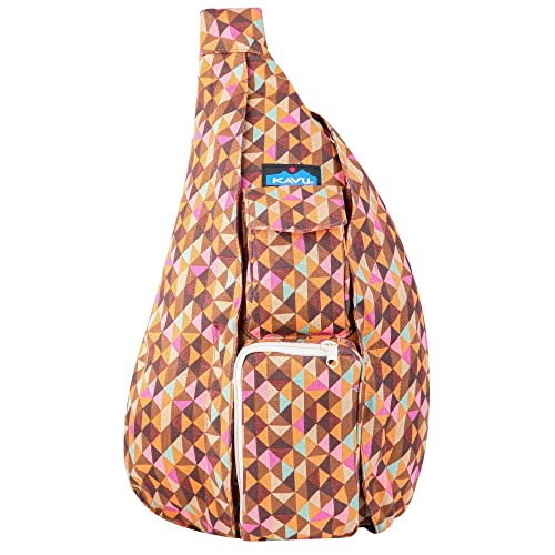 Image of KAVU Rope Bag - Sling Pack for Hiking, Camping, and Commuting - Jumble Dash
