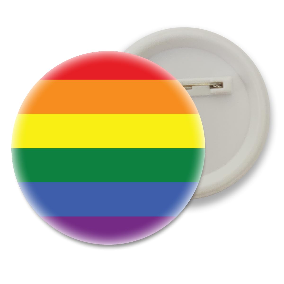 Buy D2C LGBT Pride Badges 58mm | Rainbow Flag LGBTQ+ Button Pin