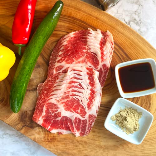 Meat Affair Iberico Pork Collar Shabu Shabu 200 g - Frozen