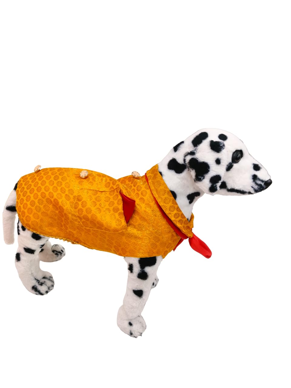 Dog Sherwani or Dog Sherwani Wedding Dress Pet Outfit for Dogs Dog Clothes Elegant Dog Costume Dog Dress for Male Dogs (Yellow) (32) (B0BJC6FXZB) Amazon Price History, Amazon Price Tracker