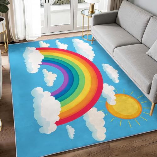 Tapis de salon lavable et anti-glisse 180x240 résistant pour cuisine et bureau - 2