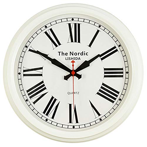 Horloge murale sans tic-tac mécanisme silencieux pour chambre et école