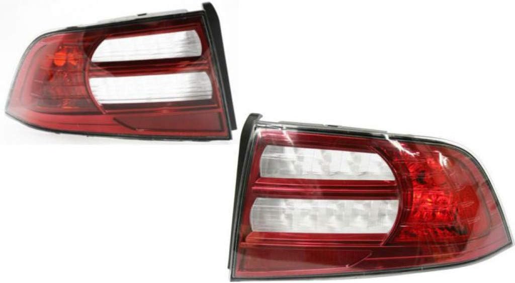 CarLights360: For 2007 2008 Acura TL Tail Light Assembly Passenger Side DOT Certified For AC2819107 | 33501-SEP-A11