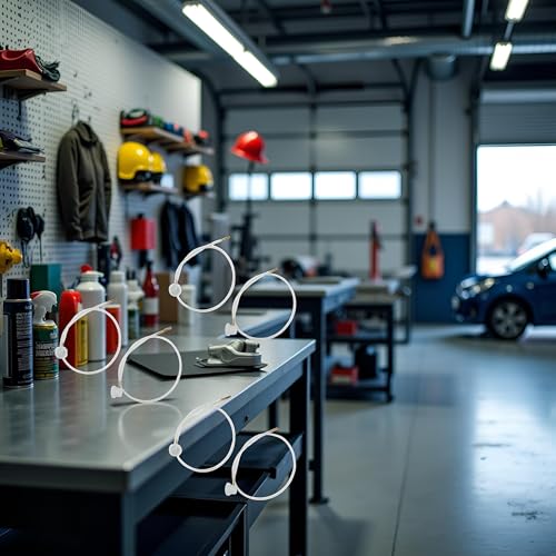 Image of JJLFresheners 6 Pcs White 2XAerosol Nozzle w / 19.69in. 360 Degrees Extension Hose for Male Stem Spray Cans Fluid Auto Car Nozzle Film 4.5mm Extension H3C9, Fluid Film Spray, Paint Tools and Equipment