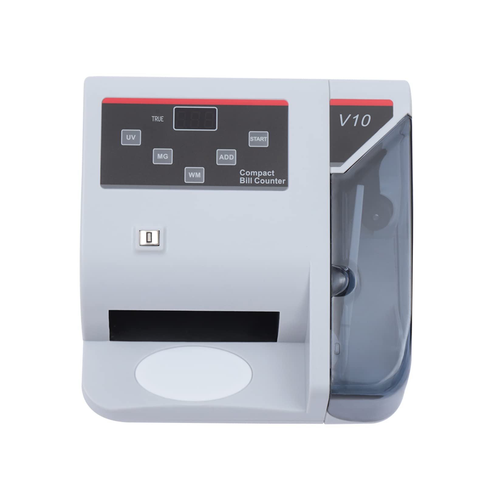 Contapoldi, contatore portatile con rilevazione dei fondi falsi/MG/WM, 600 pezzi/min, contatore banconote con display LED per banche, negozi, 100-240 V