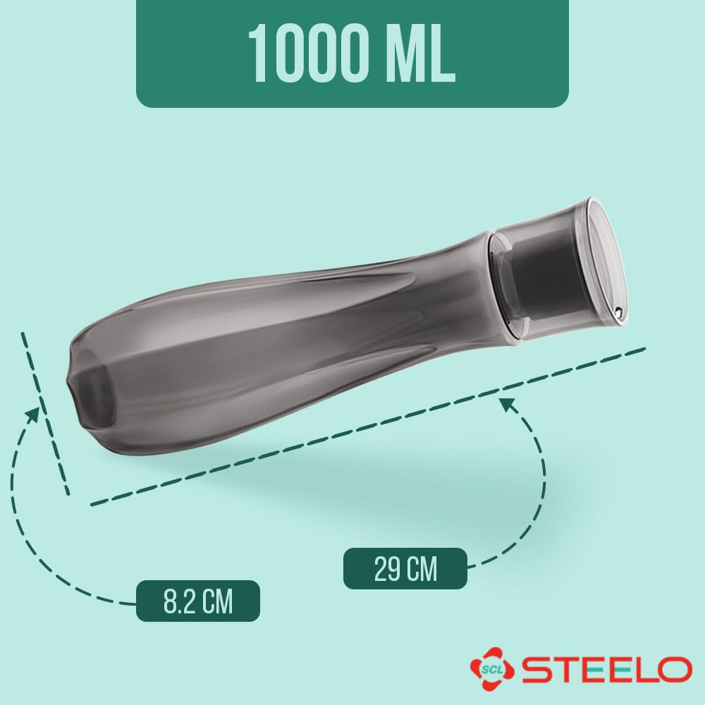SCL Steelo Water Bottles - Set of 4, BPA Free -3