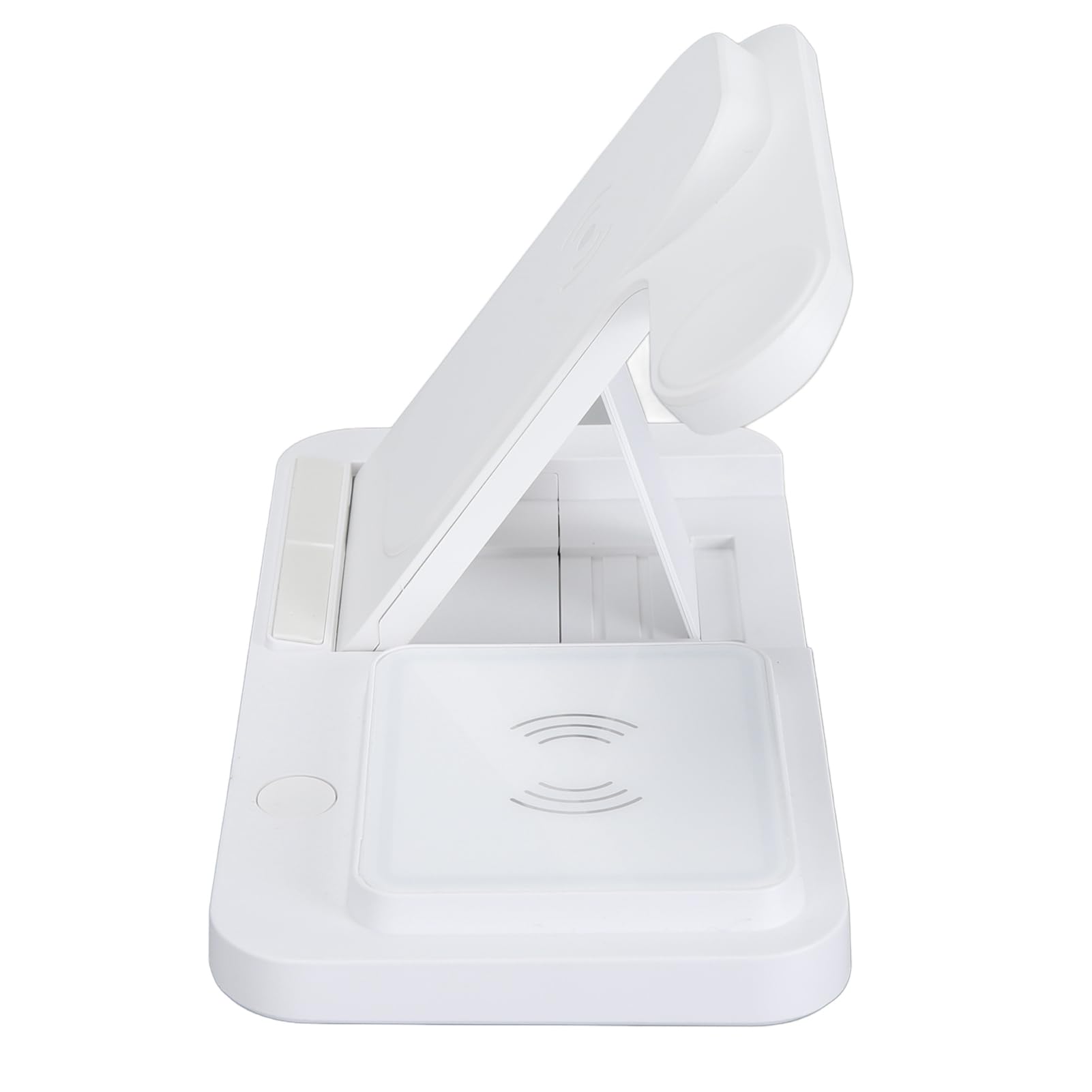 Cocoarm Station de Charge sans Fil Pliable 4 en 1, Sortie USB (White)