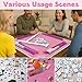Qintan Mahjong Mat with 2-in-1 Mahjong Racks & Coasters (32