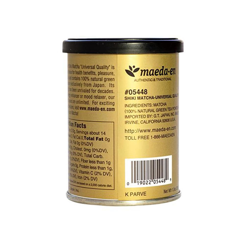 MAEDA-EN Shiki Matcha Green Tea Powder 28g Japanese Origin 100 for Latte Smoothies and Baking 05448 1pk — view 2