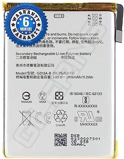 Image of Original G013A-B Battery for Google Pixel 3 G013AB HTC, G013A Battery with 6 Month Warranty **** (Q244)
