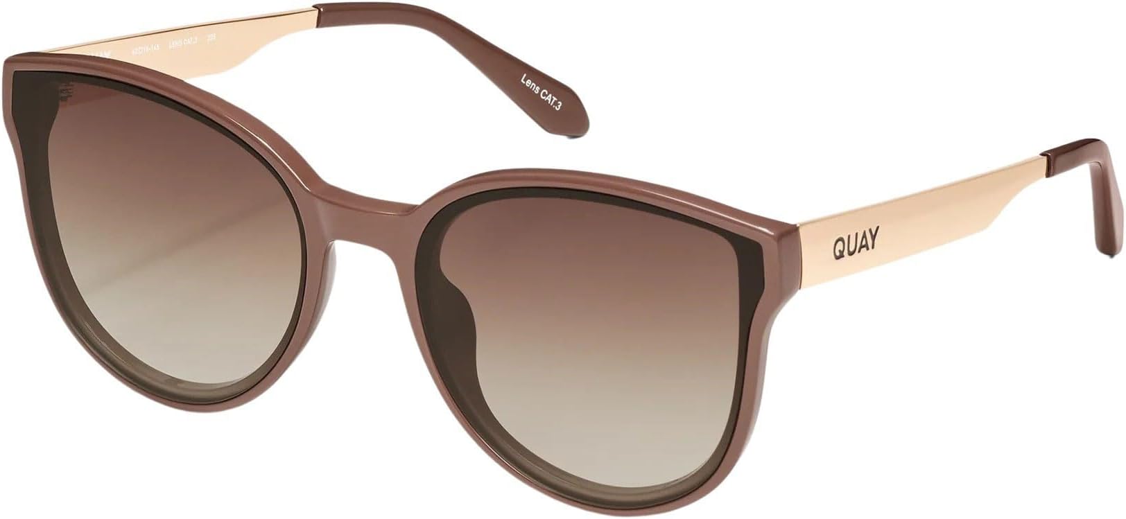 QUAYWomen's Date Night Oversized Round Sunglasses