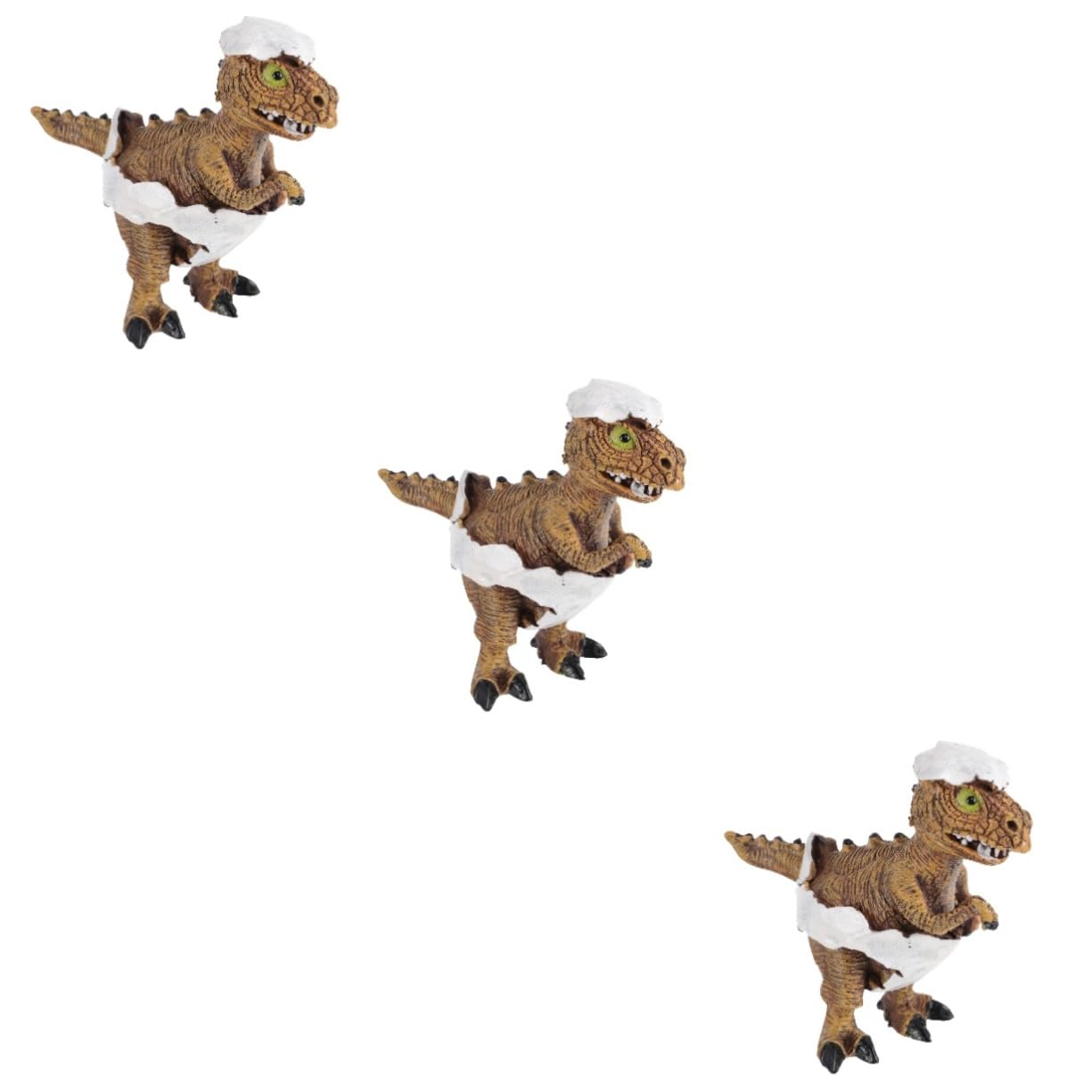 Angoily Lot De 3 Crânes De Dinosaures Flexibles pour Aquarium Décoration De Paysage Dinosaure Artificiel pour Cage À Reptiles