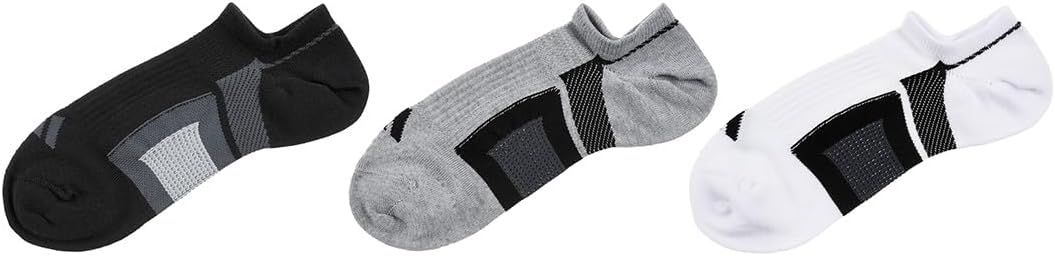 ソックス【adidas(アディダス)】DRY 吸水速乾 スニーカー丈ソックス 3足組 ワンポイント 福助メンズ