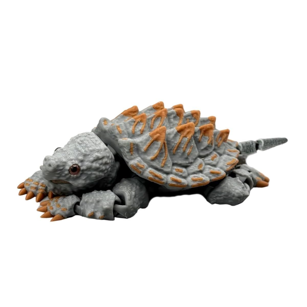 Homtrator Articulated Alligator Snapping Turtle, 3D Printed Turtle Model, Unique Desktop Figurines Ornament, Interesting Fidget Gifts For Autism/ADHD, Home Office Decor, Movable Joint Animals Statue — image 1