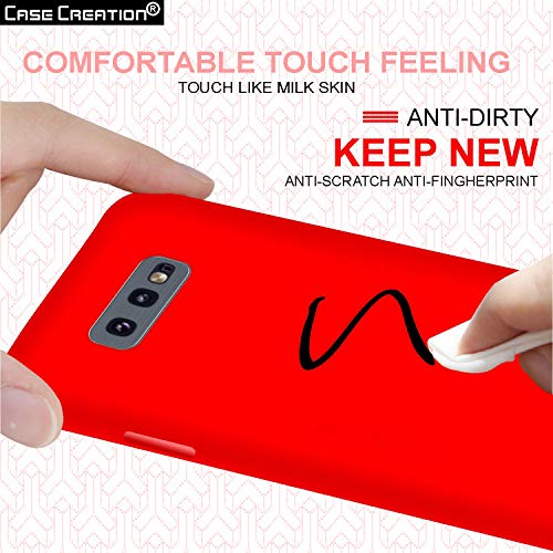 Image of Case Creation Luxurious OG Series for Samsung S10 Lite Case Cover,Anti-Dirty Slim Case Frosted Matte Cute Candy TPU Raised Bezel (Splash of Color) Back Cover for Samsung Galaxy S10 Lite -Wine Red