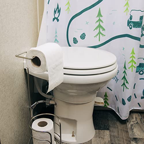 Image of Camco Camper /RV Toilet Paper - Sewer-Safe, Septic-Safe & Biodegradable - Designed for Camper, Trailer & Marine Sanitation Systems - 1-Ply Tissue | 4 Toilet Paper Rolls - 280 Sheets per Roll (40275)