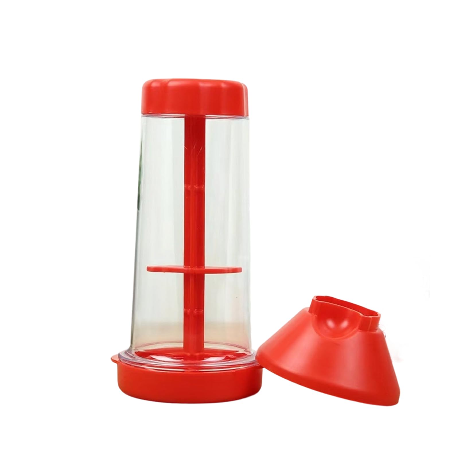 CAZSTYK Rotating Flour Sieves with Lid Handheld Strainer Sifter Mixers Cup Kitchen Gadget Baking Tool Rotating Cup