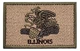 USA Bundesstaaten Flaggen Aufnäher, New York Illinois Tennessee Ohio Klett Patch