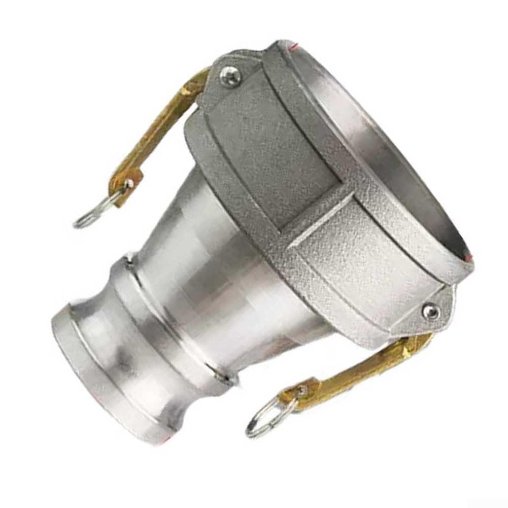 5 cm aluminiowe żeńskie złącze R ze stalowym agrafką i pierścieniem uszczelniającym dla bezpiecznego połączenia szczelnego i niezawodnego montażu węża