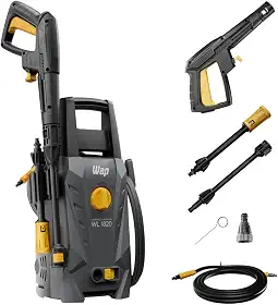 WAP Lavadora de Alta Pressão WL 1820 com Agulha Desobstruidora, 330L/h, Bico Ajustável, 1500psi 1400W 127V