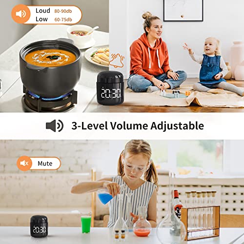 image for MeesMeek Digital Kitchen Timer,Countdown Countup Timer with Large LED 